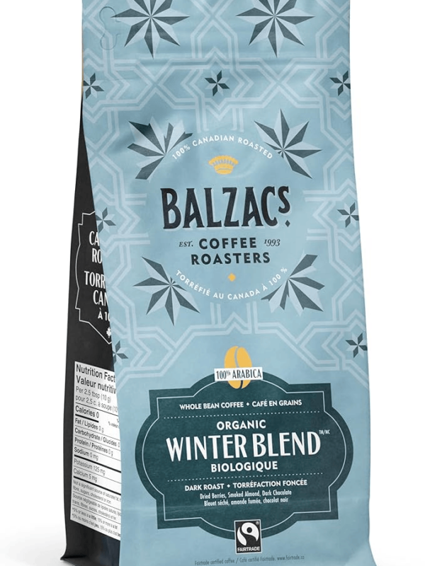 Balzac's Coffee Roasters - Winter Blend Whole Bean | 340G, 12OZ. (Pack of 1)