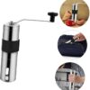 CATIEBYE Hand Coffee Bean Grinder Manual Coffee Maker Ceramic Burr for Fine to Coarse Grinding - Image 3