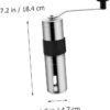 CATIEBYE Hand Coffee Bean Grinder Manual Coffee Maker Ceramic Burr for Fine to Coarse Grinding - Image 4